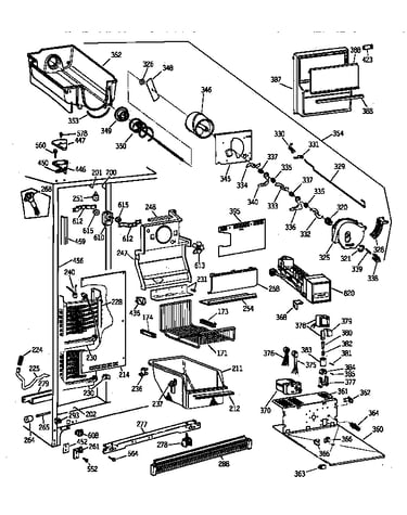 Freezer section
