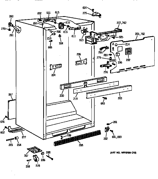 Cabinet parts