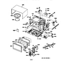 GE JES1144WY01 microwave parts diagram