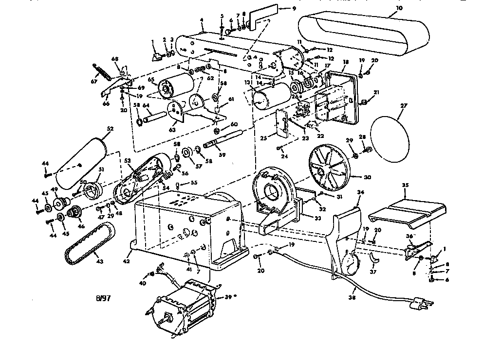 Belt and disc sander