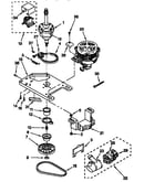 Gearcase, motor and pump