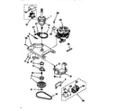 Kenmore 11094818200 gearcase, motor and pump diagram