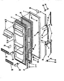 Refrigerator door