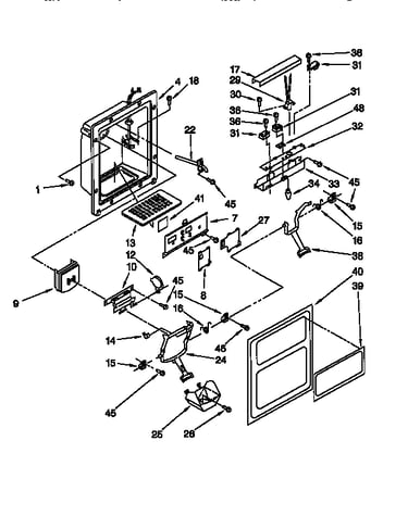 Dispenser front