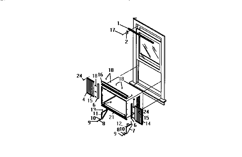 Window mounting kit