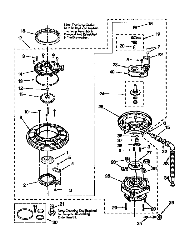 Pump and motor