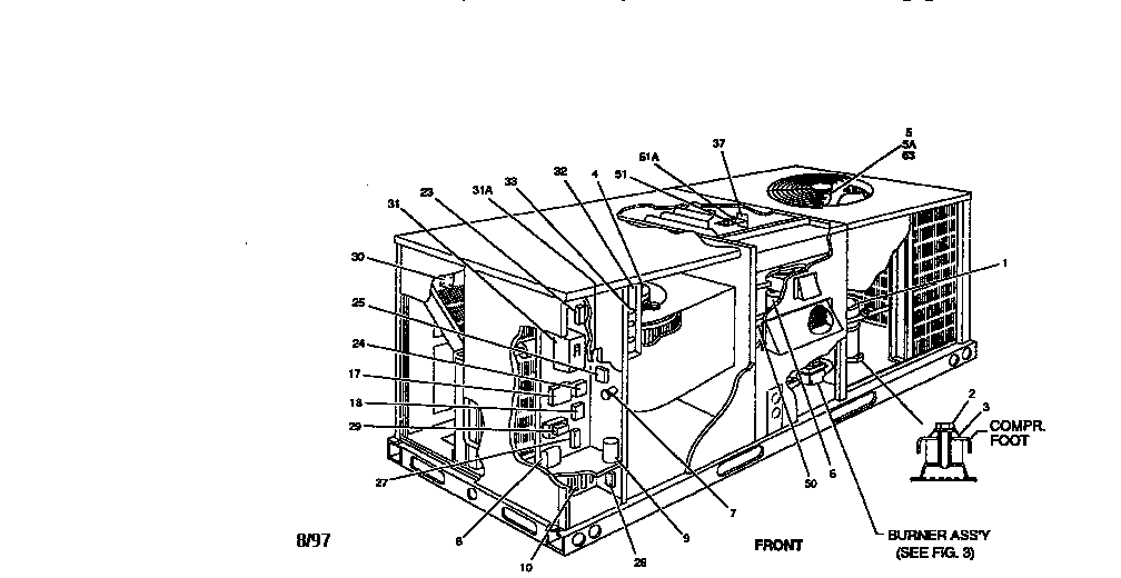 Single package unit