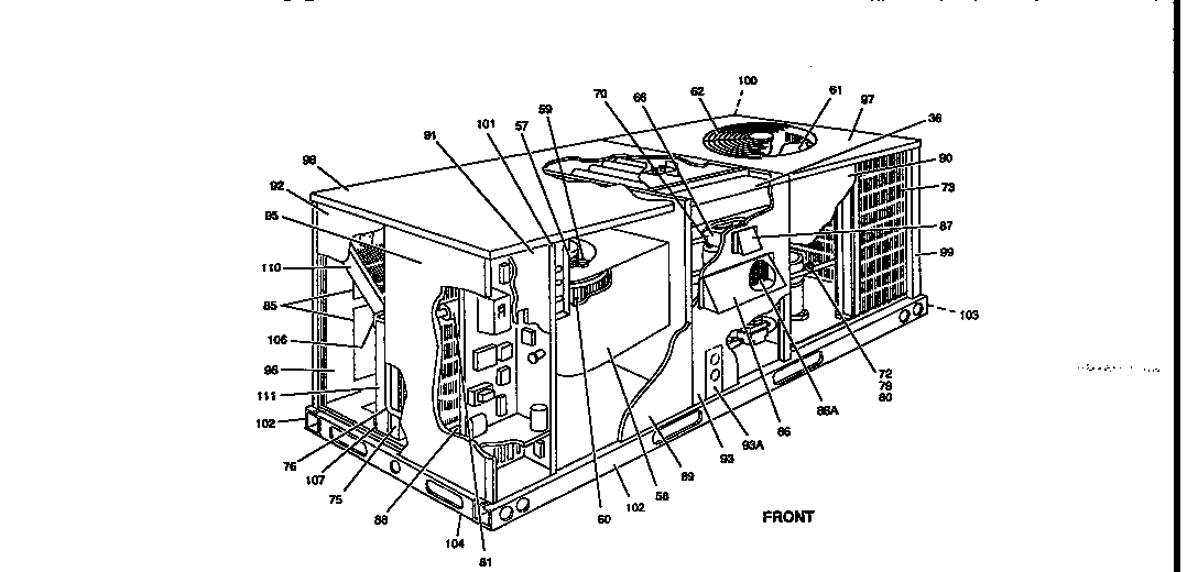 FRONT-SINGLE PACKAGE UNIT