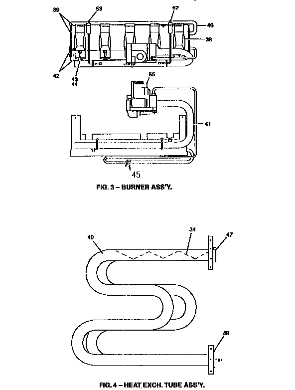 HEAT EXCHANGE AND BURNER