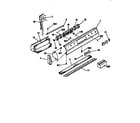 Kenmore 91145569791 control panel section diagram