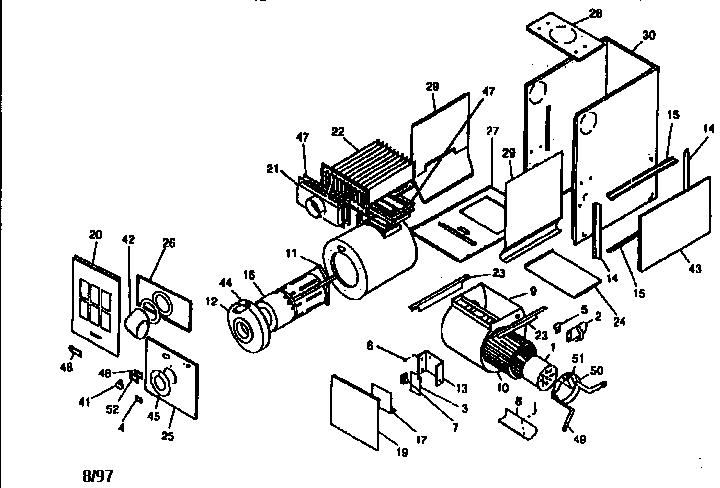 Multi-poise oil furnace