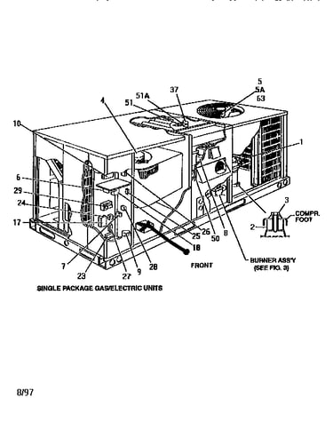 Single package unit