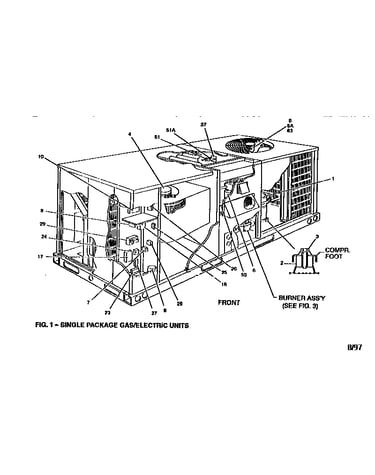 Single package unit