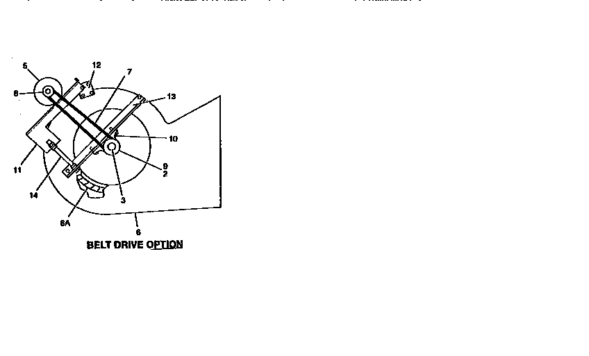 Belt drive option