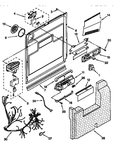 Door and latch
