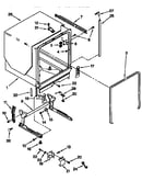Tub and frame