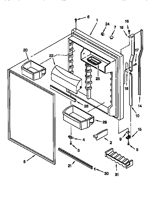 REFRIGERATOR DOOR