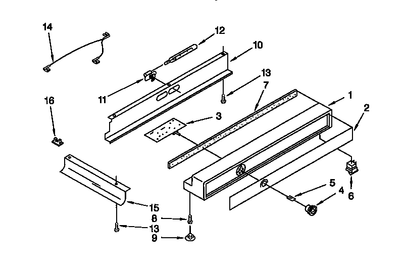 REFRIGERATOR CONTROL PANEL