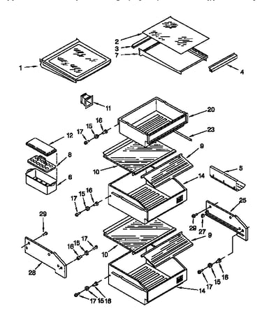 Refrigerator shelf