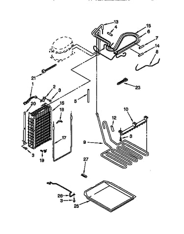 Lower unit and tube