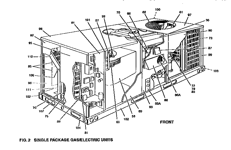 FRONT-SINGLE PACKAGE UNIT