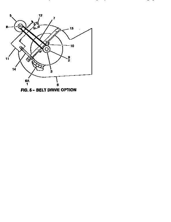 FIGURE 5-BELT DRIVE OPTION