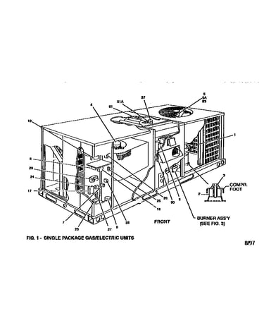 Single package unit