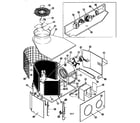 ICP PA9548AKA2 unit parts diagram