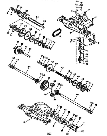Dana transaxle - 4360-114