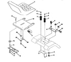 Craftsman 917259161 seat assembly diagram