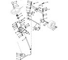 Craftsman 917259001 steering assembly diagram