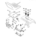 Craftsman 917258971 seat assembly diagram