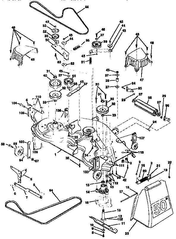 Mower deck