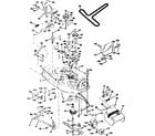Craftsman 917258573 mower deck diagram