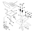 Craftsman 917258592 seat assembly diagram