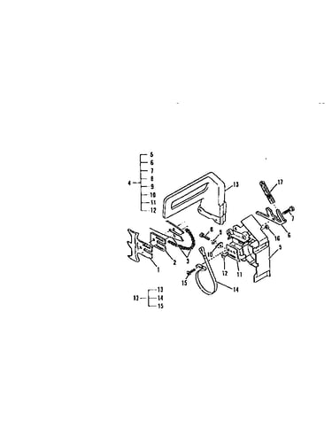Chain brake assembly