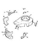 Blower housing and baffles