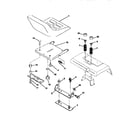 Craftsman 917258972 seat assembly diagram