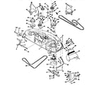 Craftsman 917258972 mower deck diagram