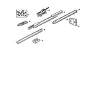 Craftsman 13953673SRT2 rail assembly diagram