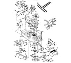 Craftsman 917258565 mower deck diagram