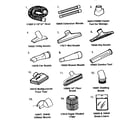 Craftsman 113177670 accessories and attachments diagram