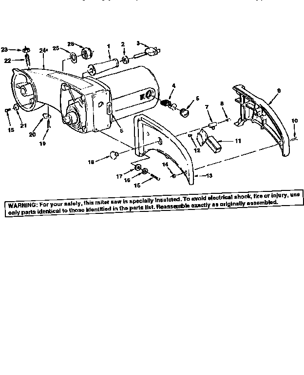 FIGURE 2-ARM AND MOTOR ASSEMBLY