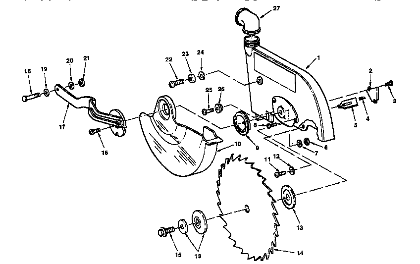BLADE AND GUARD ASSEMBLY