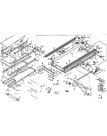 Walking belt assembly