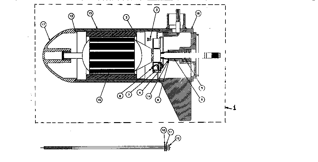 3.5"-36#-5 speed motor