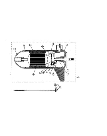 3.5"-36#-5 speed motor