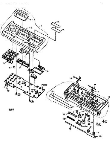 Operation panel section