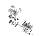 Panasonic KX-F900 operation panel section diagram