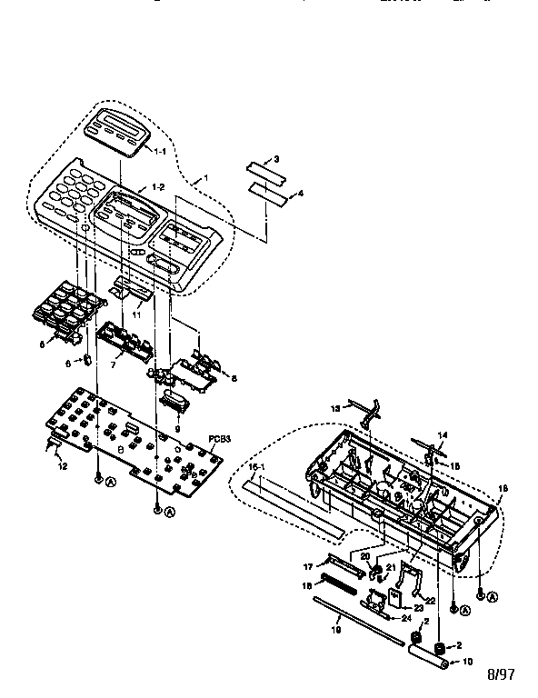 Operation panel section